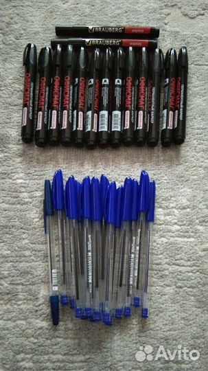 Маркеры перманентные+ ручки