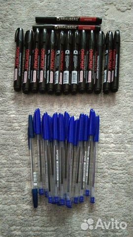 Маркеры перманентные+ ручки