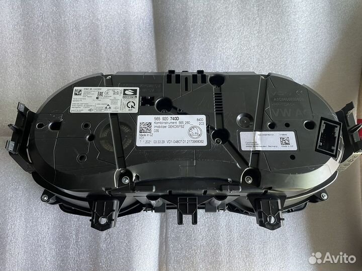 Приборная панель skoda karoq