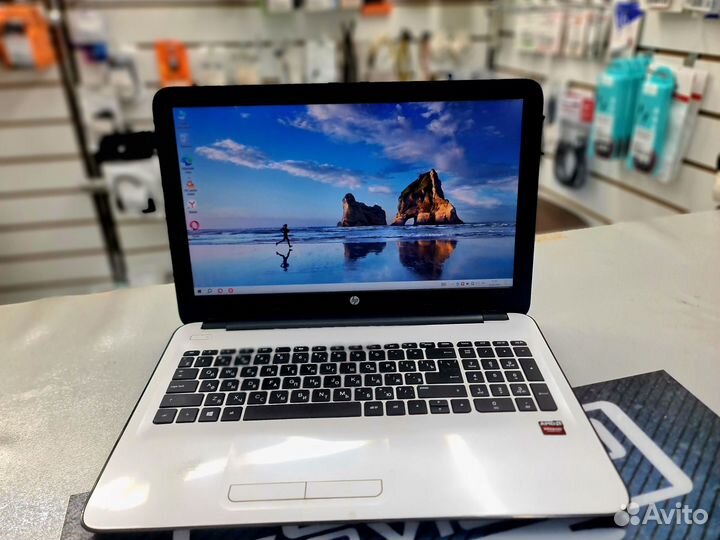 Игровой ноутбук HP 4 ядра 6gb R7 M340 4gb SSD 240