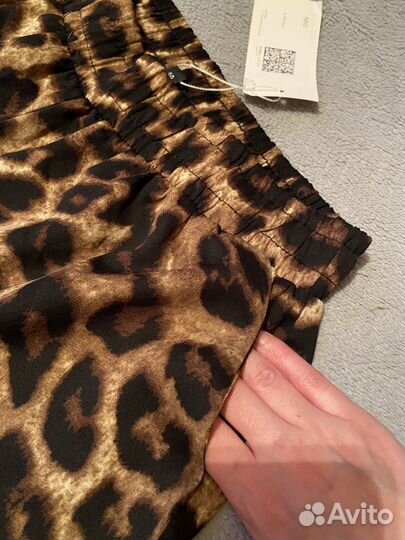 Брюки леопард. 48 размер