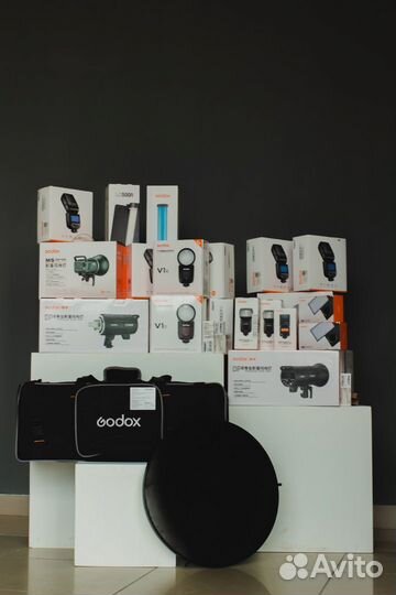 Вспышки Godox, Ving, ThinkLite, RGB, V1, DP600III