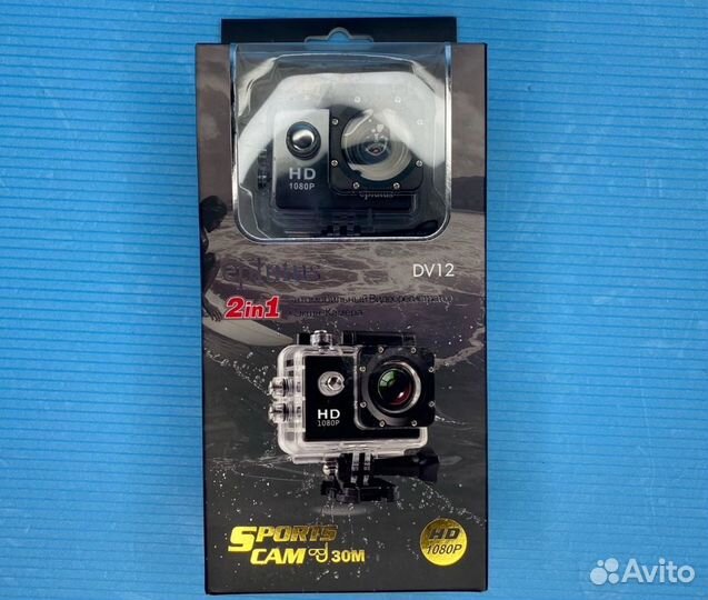 Экшен камера Eplutus 16мп Wi-fi Для воды и суши