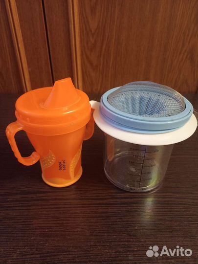 Набор кружка-непроливайка и соковыжималка