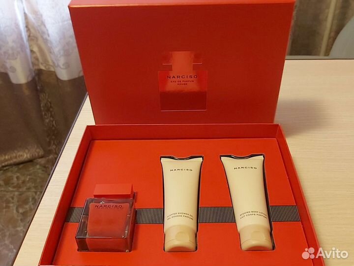 Narciso rodriguez rouge парфюмерный набор