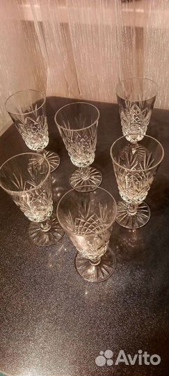 Фужеры хрустальные СССР 70-е годы