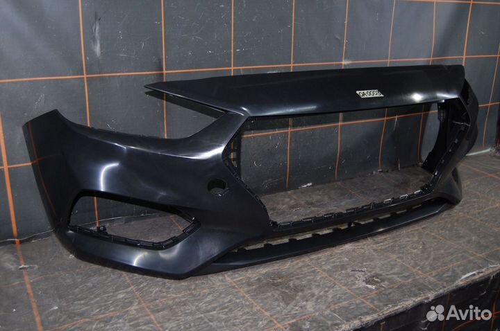 Бампер передний - Hyundai Solaris 2 (2017-20гг)