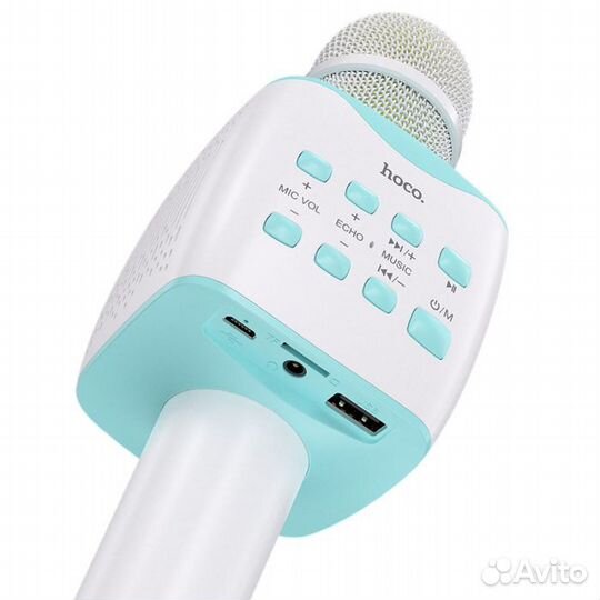 Микрофон Hoco BK5 Cantando karaoke microphone blue