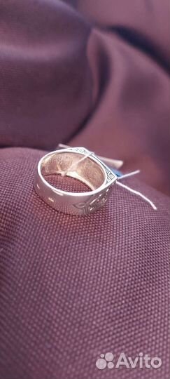 Мужское кольцо серебро 925 пр 18 р новая с биркой