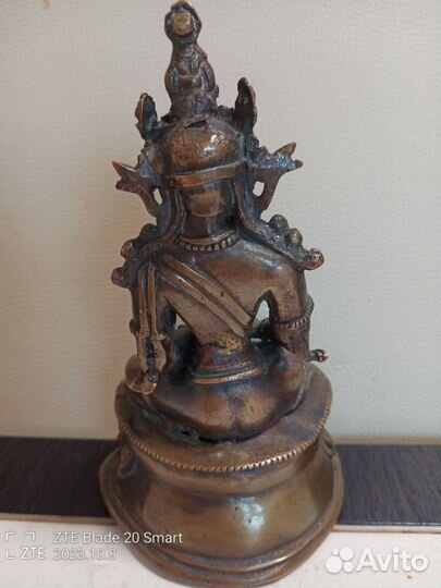 Будда Амитаюс бронза 19 век. Китай
