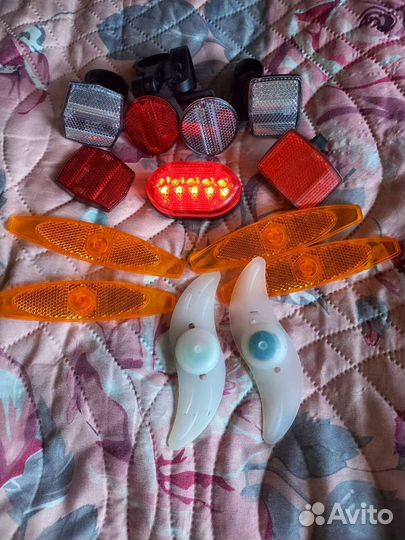 Катафоты, Фонари, Звонок, Сумка. Запчасти