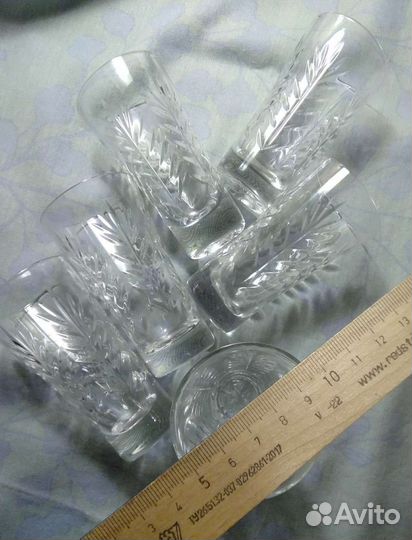Хрустальные стопки/наборами