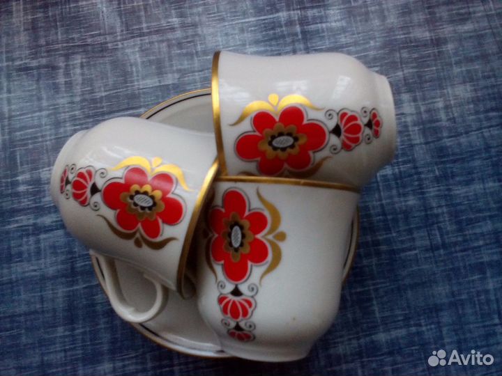 Кофейный сервиз гдр на 6 персон