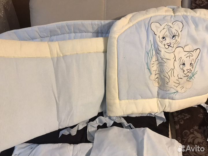 Бортики + комплект пост.белья