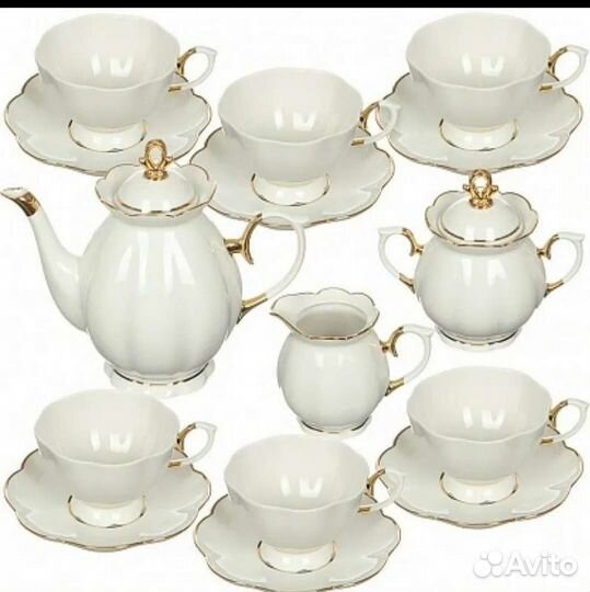 Сервиз столовый чайный кофейный фарфор СССР
