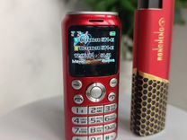 Самый маленький мини телефон красный