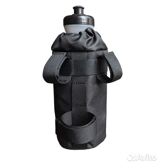 Держатель для фляги на руль, текстиль, “кормушка”