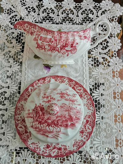 Масленка соусник фарфор