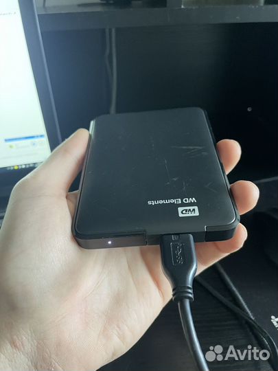 Внешний HDD WD 1TB Elements