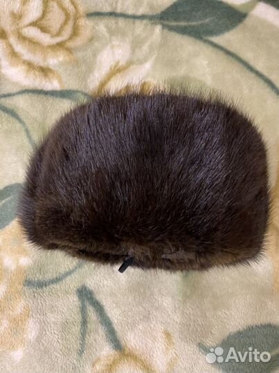 Мужская шапка норковая,58 размер