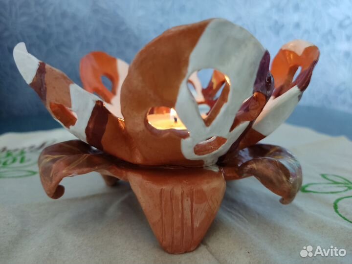 Подсвечник керамический