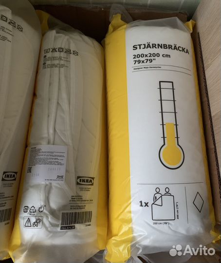 Икеа одеяло 200/200 стэрнбрэкка легкое