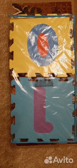 Детский коврик пазл б/у