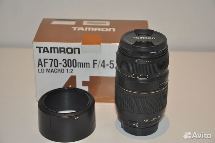 Объектив tamron AF70-300 F/4-5.6 Di LD macro 1:2