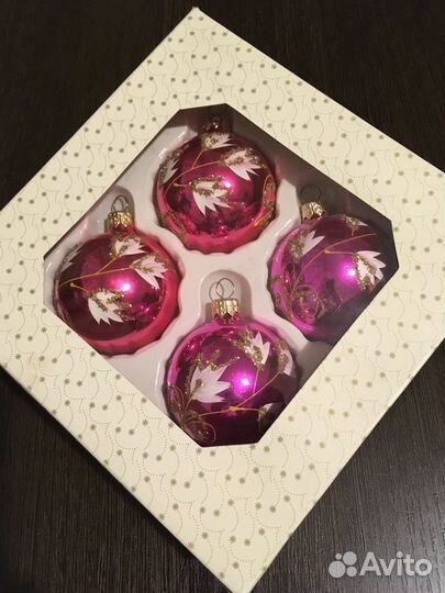 Ручная работа ф-ка Иней, 1995г/ Елочные украшения