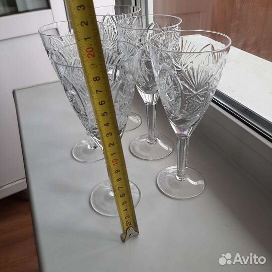 Фужеры хрустальные СССР
