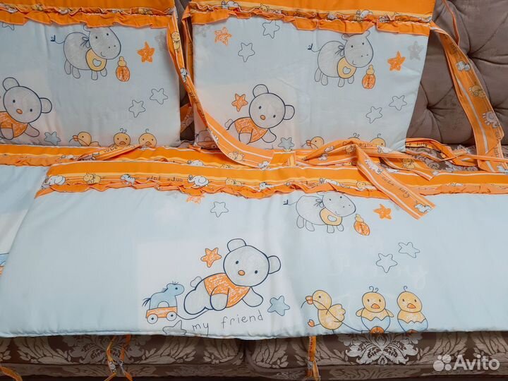 Бортики в детскую кроватку