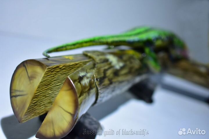 Ящерка (ковка) для интерьера и дачи. Ручная работ