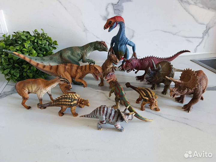 Schleich динозавры пакетом
