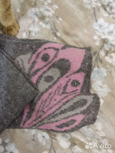 Женский комплект шарф+ шапка нов+ варежки