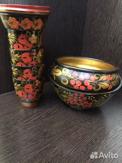 Посуда хохлома