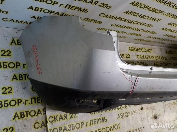 Бампер задний Renault Duster 2012