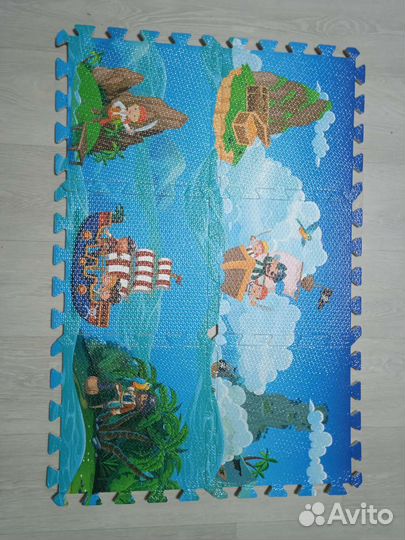 Детский коврик для ползания пазл