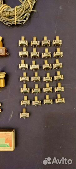 Переключатель тумблер кнопка СССР много разных