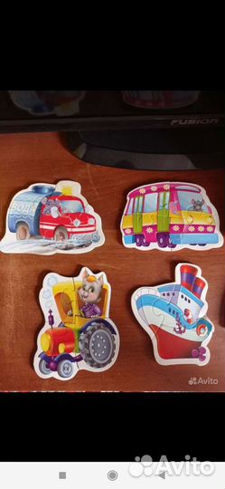 Пазлы 24 эл, магнитные пазлы