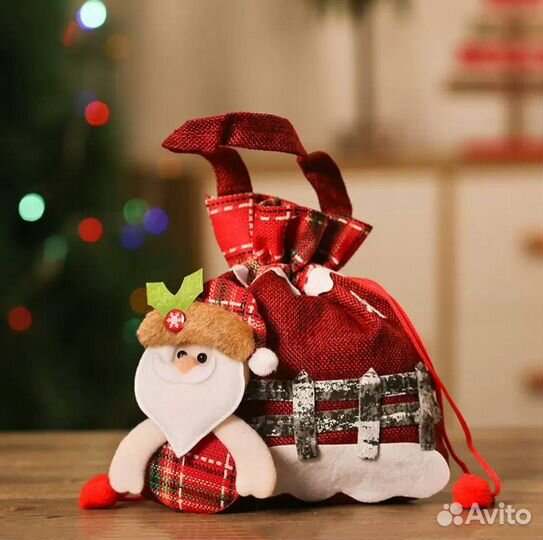 Мешочек для новогодних подарков