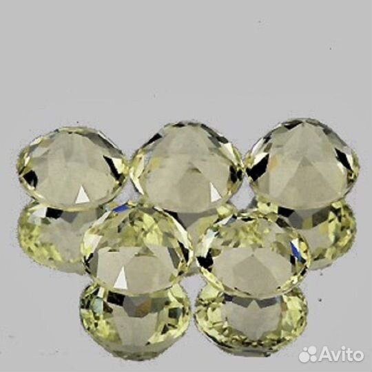 Лабрадорит натуральный 3,04Ct 6мм 5шт VVS Круг