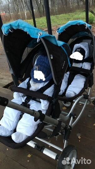 Коляска для двойни