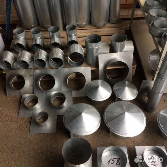 Дымоходы из оцинкованной стали