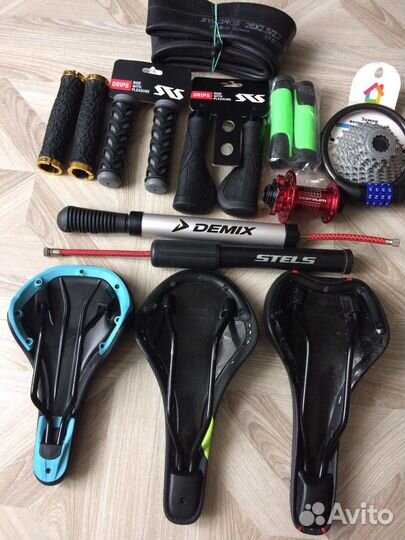 Грипсы, кассета, сидушки