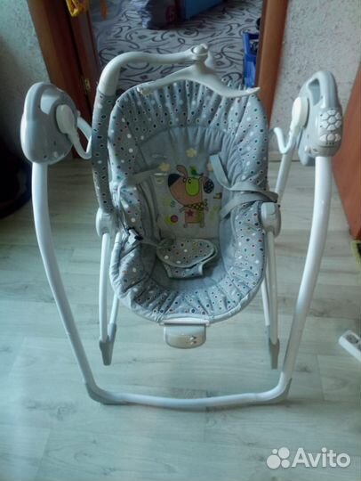 Детские электронные качели для новорожденных