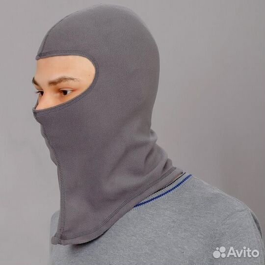 Подшлемник lycosa fleece gray, размер L, XL, серый