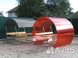 Дачные беседки из поликарбоната