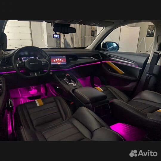 RGB подсветка салона