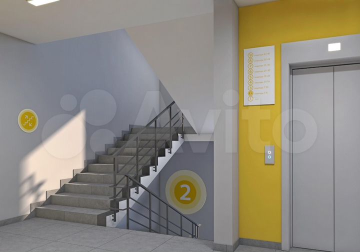 2-к. квартира, 59,7 м², 9/9 эт.