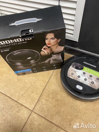 Робот пылесос 2в1 redmond